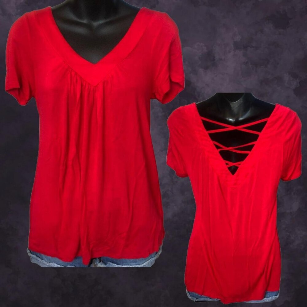 00s Suzy Shier Red Blouse